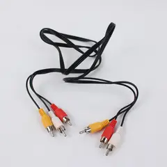 Composite AV RCA Cable 6ft 3 RCA Male to Male Red White Yellow