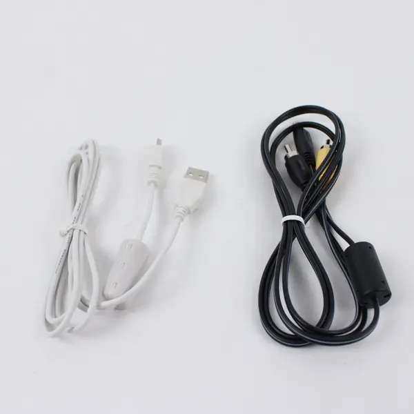 Lot of 2 Canon PowerShot AV and USB Cords