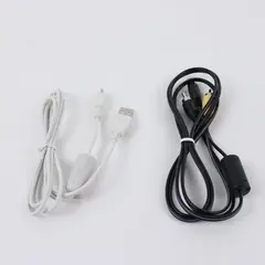 Lot of 2 Canon PowerShot AV and USB Cords