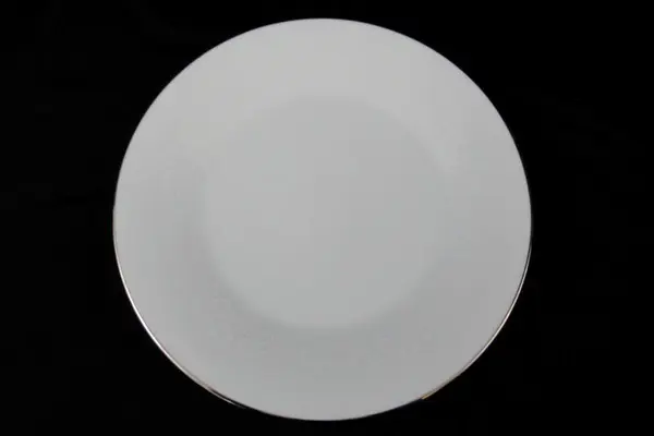 Noritake Reina Dinnerware Place Setting 3 Piece White Floral Platinum Rim 6450Q