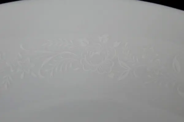 Noritake Reina Dinnerware Place Setting 3 Piece White Floral Platinum Rim 6450Q