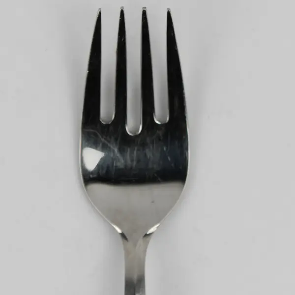Noritake Linden Pattern 18/8 Stainless Cold Meat Serving Fork 8.5 Inches 