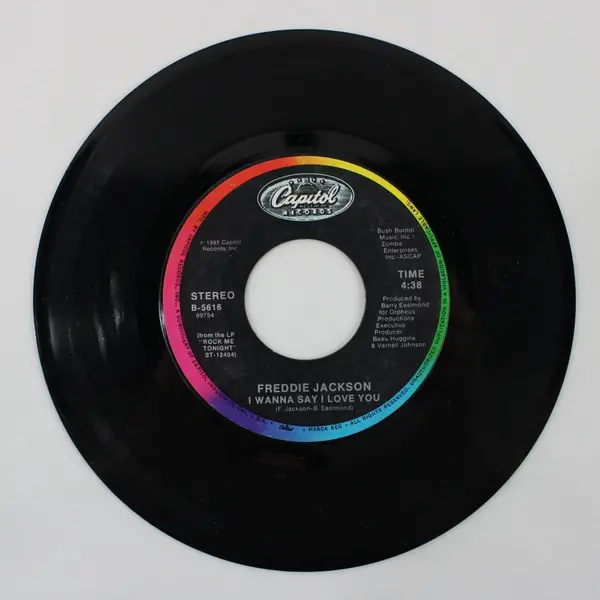 Freddie Jackson I Wanna Say I Love You / Tasty Love Capitol 7-Inch Vinyl