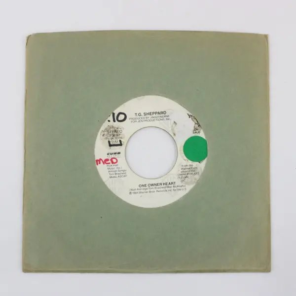 T.G. Sheppard One Owner Heart 7" Vinyl Record Country Single