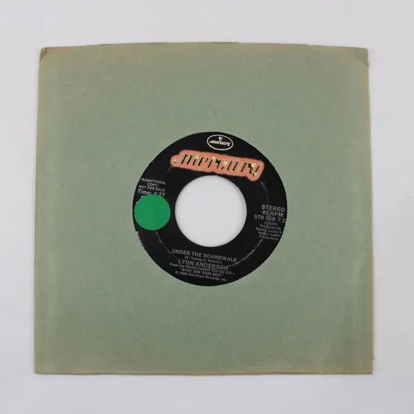 Lynn Anderson Under the Boardwalk Mercury 7" Promo DJ Vinyl 45