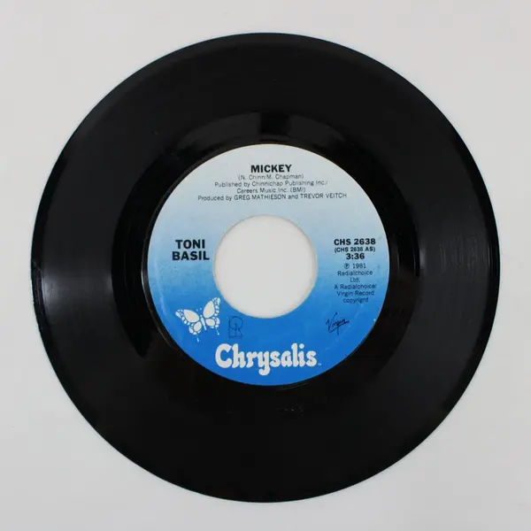Toni Basil Mickey / Thief on the Loose 7in Vinyl Record Chrysalis