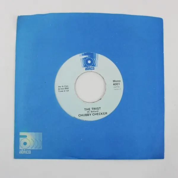 Chubby Checker The Twist / Loddy Lo 7" Vinyl Record ABKCO 4001