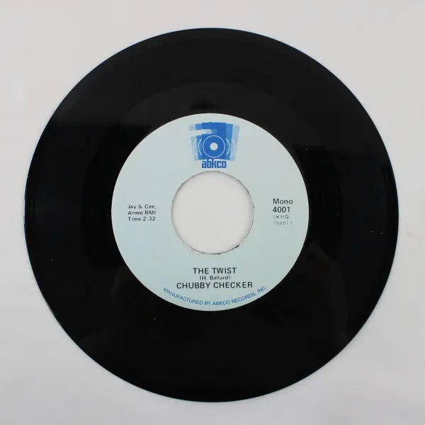 Chubby Checker The Twist / Loddy Lo 7" Vinyl Record ABKCO 4001