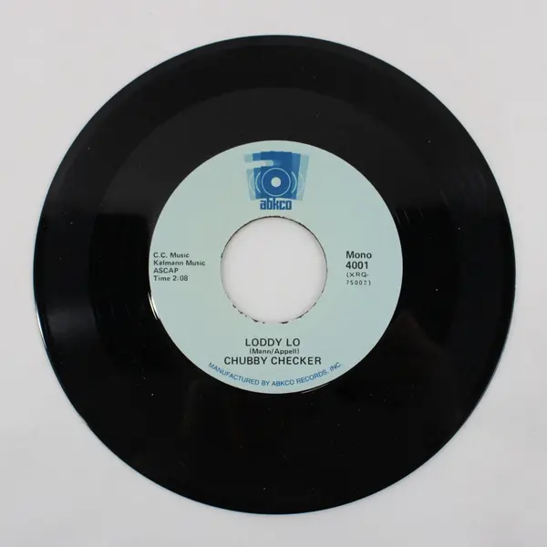 Chubby Checker The Twist / Loddy Lo 7" Vinyl Record ABKCO 4001