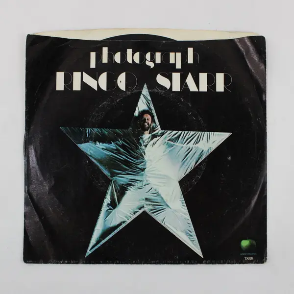 Ringo Starr Photograph/ Down and Out Apple Records 7" Vinyl Record
