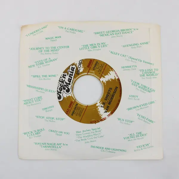 Van Morrison Brown Eyed Girl / T.B. Sheets Rock'n Mania 7" Vinyl 45 RPM