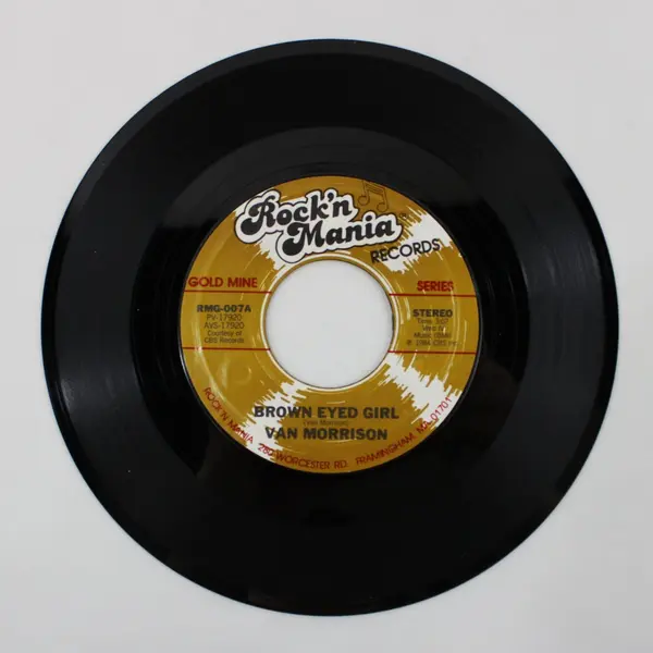 Van Morrison Brown Eyed Girl / T.B. Sheets Rock'n Mania 7" Vinyl 45 RPM