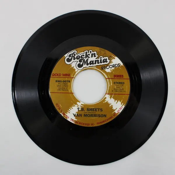 Van Morrison Brown Eyed Girl / T.B. Sheets Rock'n Mania 7" Vinyl 45 RPM