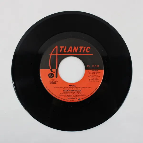 Laura Branigan How Am I Supposed To Live Without You/Mama 7" Vinyl Record