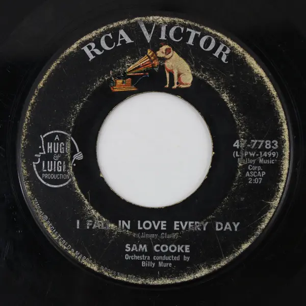 Sam Cooke Chain Gang / I Fall In Love Every Day RCA 7" 47-7783
