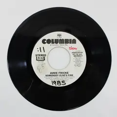 Janie Fricke Somebody Else's Fire 1985 Columbia Promo Demo 45 RPM 7" Single
