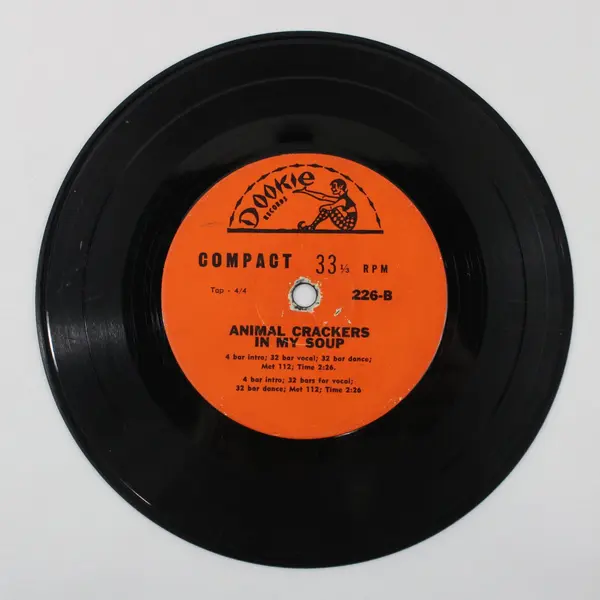 Dookie Trot/ Animal Crackers In My Soup 7" Vinyl Record Orange Label