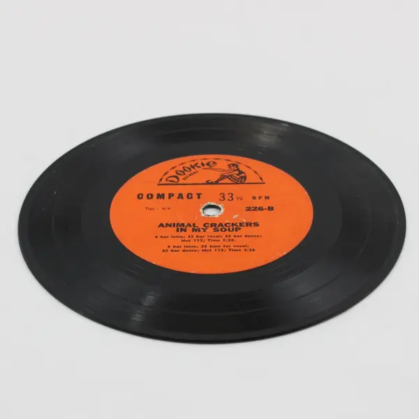 Dookie Trot/ Animal Crackers In My Soup 7" Vinyl Record Orange Label