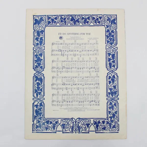 1928 Remick Where The Shy Little Violets Grow Sheet Music Harry Warren Gus Kahn