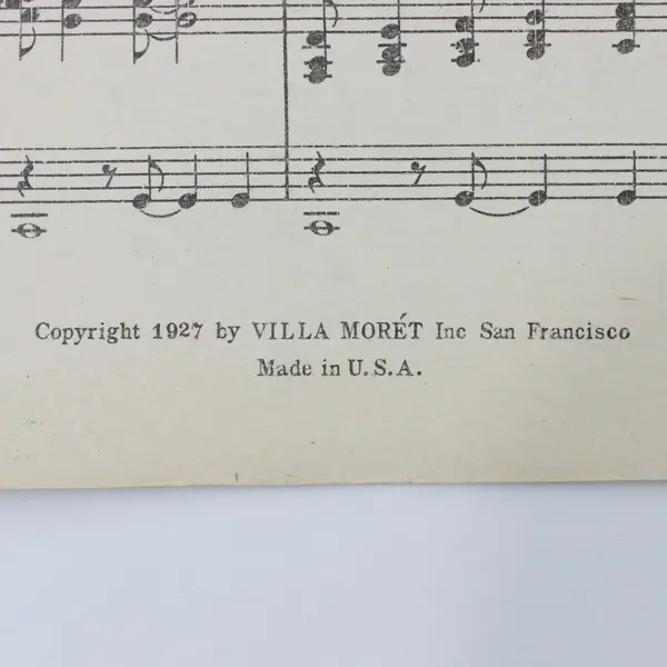 An Old Guitar and an Old Refrain 1927 Sheet Music Gus Kahn Ben Black Neil Moret