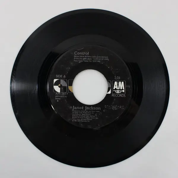 Janet Jackson Control/Fast Girls  7" Vinyl A&M Records