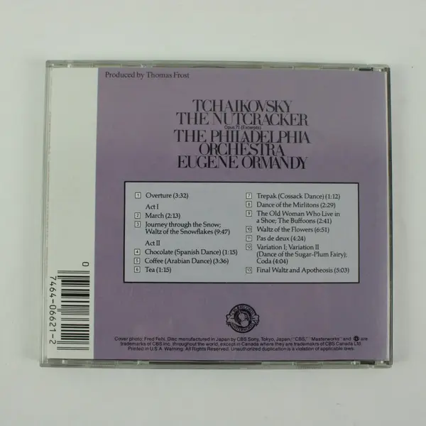 Tchaikovsky The Nutcracker Ballet CD Philadelphia Orchestra Original Case