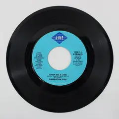 Samantha Fox Drop Me A Line / Touch Me 7" Vinyl Record Jive