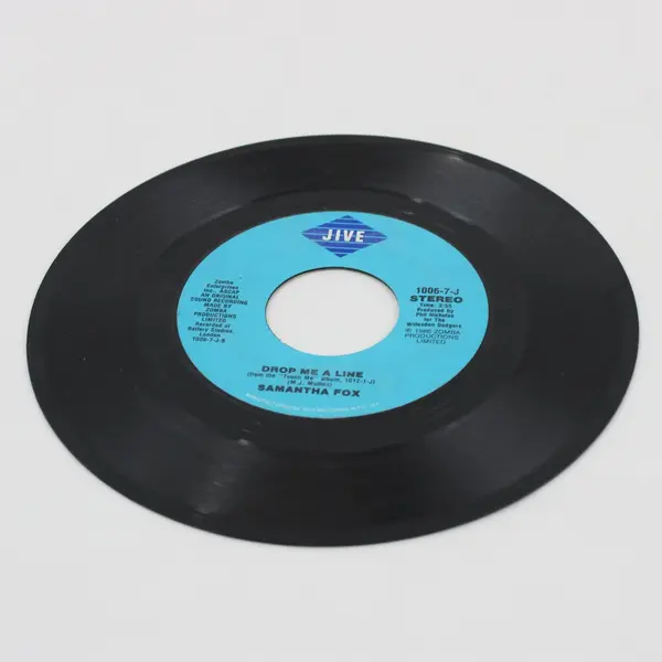 Samantha Fox Drop Me A Line / Touch Me 7" Vinyl Record Jive
