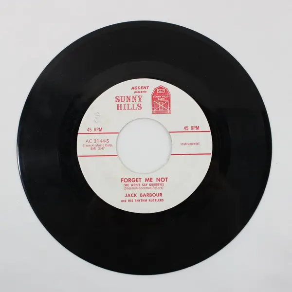 Jack Barbour & His Rhythm Rustlers Forget Me Not/ Rosemarie Accent