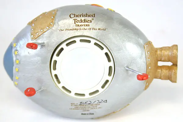 Enesco Cherished Teddies Travers Boy Spaceship Figurine 2003 114101