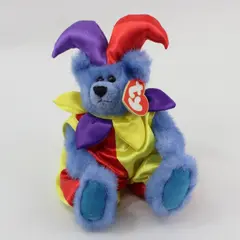 Ty Beanie Babies Calliope Jester Bear 1993 Retired With Hang Tag