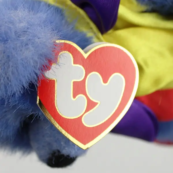 Ty Beanie Babies Calliope Jester Bear 1993 Retired With Hang Tag