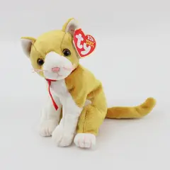 Ty Beanie Baby Tangles the Cat Ginger Orange Kitten Retired 2003