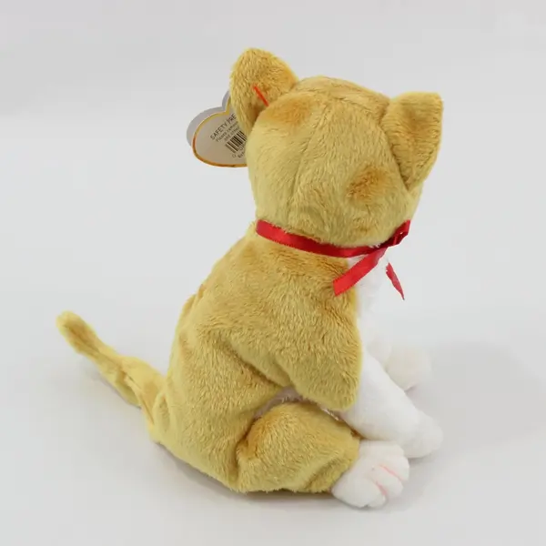 Ty Beanie Baby Tangles the Cat Ginger Orange Kitten Retired 2003