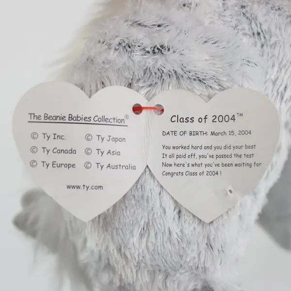 TY Beanie Babies Class of 2004 Graduation Owl Plush With Tags
