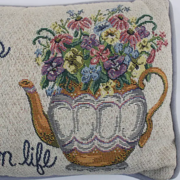 Friends Quote Tapestry Throw Pillow Cushion 12 x 8 Inch