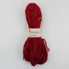 Dyeworks Hand-Dyed Silk Strands Single Hank 275 Yards Merlot New