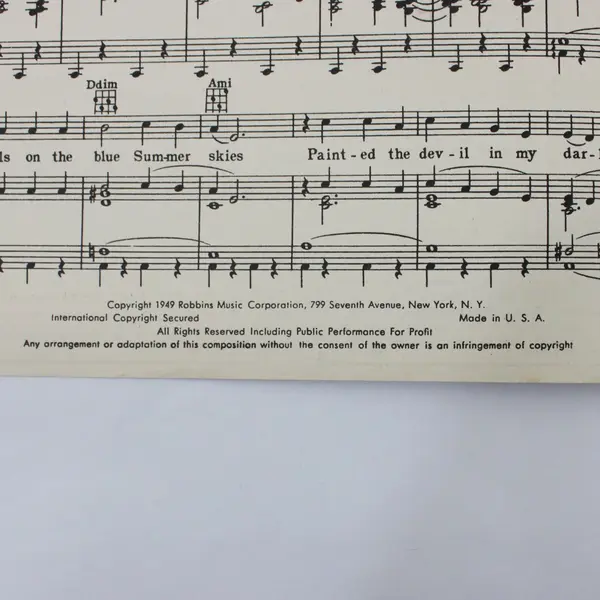 The Old Master Painter Sheet Music Vintage 1949 by Haven Gillespie Beasley Smith