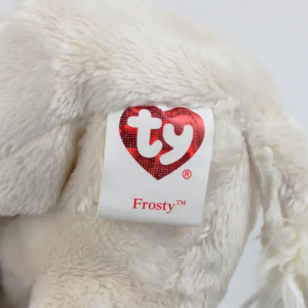 Ty Beanie Baby Frosty the Bull Plush Stuffed Animal Toy 8in