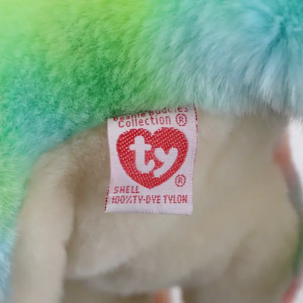 TY Beanie Buddy Buddies Rainbow Chameleon 1999 12.5in Plush