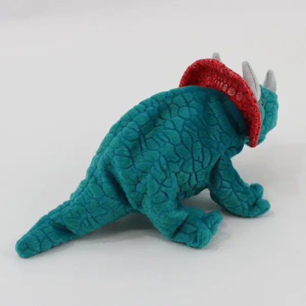 TY Beanie Baby Hornsly 2000 Teal Triceratops Dinosaur Plush With Tag