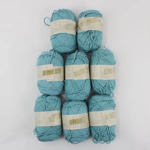 Lot of 8 Rowan Designer Collection DK Cotton Yarn, Peacock Shade New 50 grams 