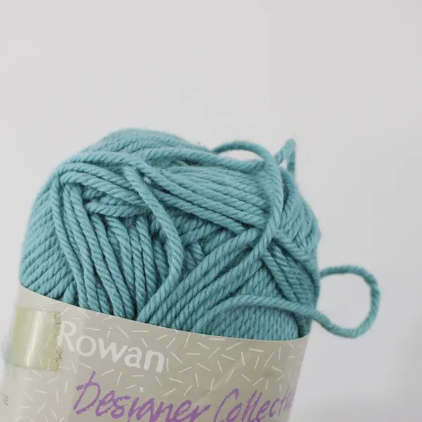 Lot of 8 Rowan Designer Collection DK Cotton Yarn, Peacock Shade New 50 grams 