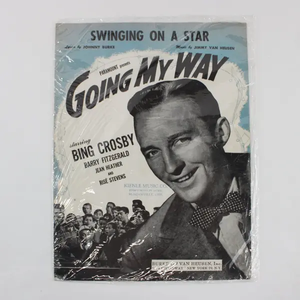 1944 Vintage Sheet Music Swinging On A Star Johnny Burke Jimmy Van Heusen Sealed