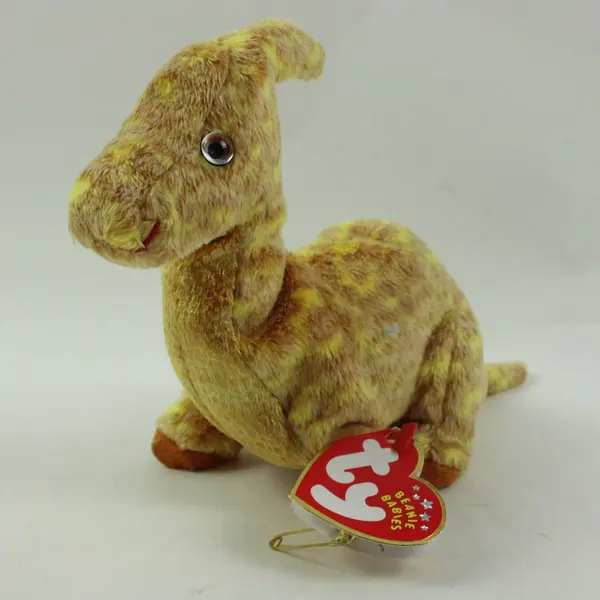 Ty Beanie Baby Tooter Dinosaur Plush Stuffed Animal 8.5in Tag Attached