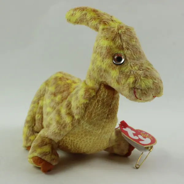 Ty Beanie Baby Tooter Dinosaur Plush Stuffed Animal 8.5in Tag Attached