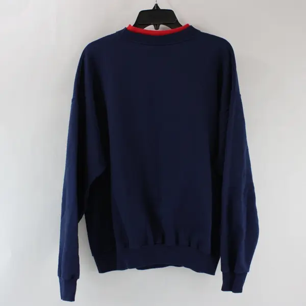 M&C Energy Sportswear Grandma Sweatshirt Women's Large Navy Red