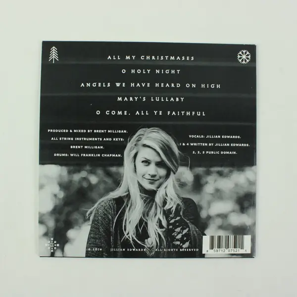 Jillian Edwards All My Christmases 2014 CD Album