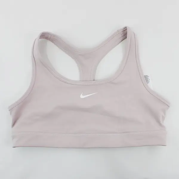 Nike Swoosh Women's XL Beige Sports Bra Activewear