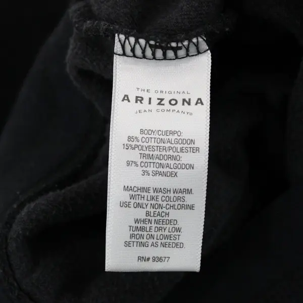 Arizona Jean Company Women's Black Drawstring Sweatpants XL